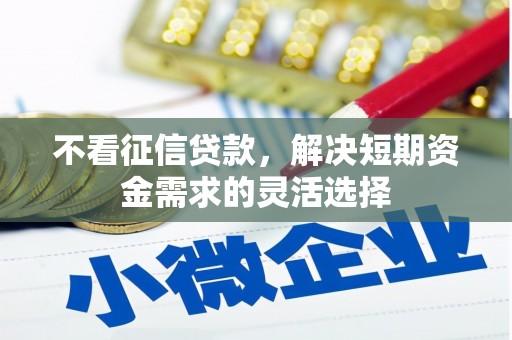 阳泉不看征信贷款，解决短期资金需求的灵活选择
