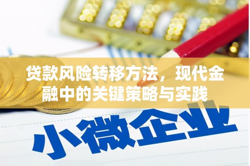 阳泉贷款风险转移方法，现代金融中的关键策略与实践