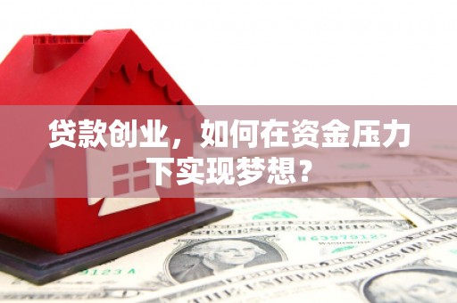 阳泉贷款创业，如何在资金压力下实现梦想？