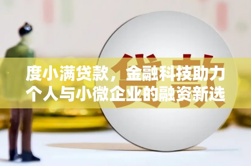阳泉度小满贷款，金融科技助力个人与小微企业的融资新选择