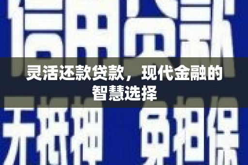 阳泉灵活还款贷款，现代金融的智慧选择
