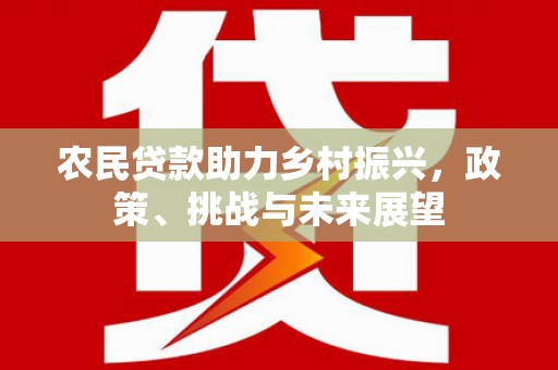 阳泉农民贷款助力乡村振兴，政策、挑战与未来展望