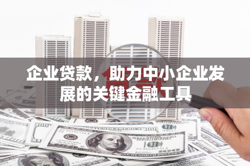 阳泉企业贷款，助力中小企业发展的关键金融工具