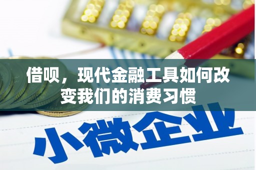 阳泉借呗，现代金融工具如何改变我们的消费习惯