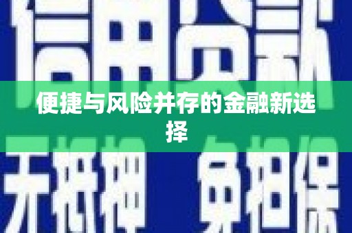 阳泉便捷与风险并存的金融新选择