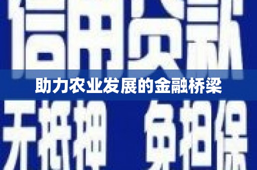 阳泉助力农业发展的金融桥梁